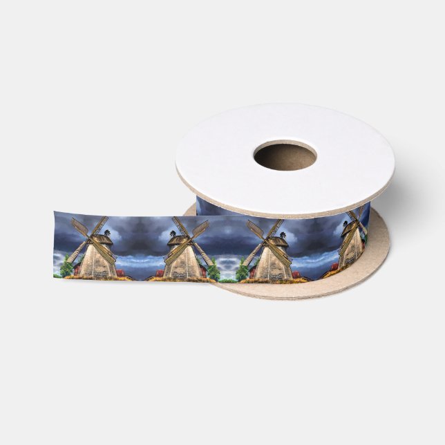 Netherlands Landscape Gift Ribbon (Spool)