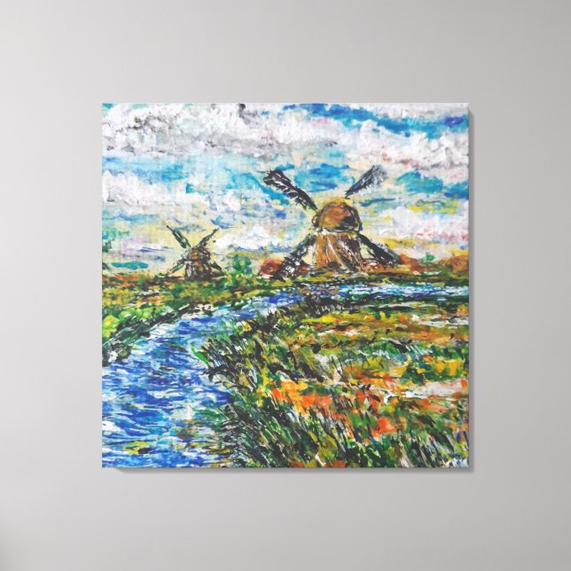 Netherlands Lanscape Canvas Print (Front)