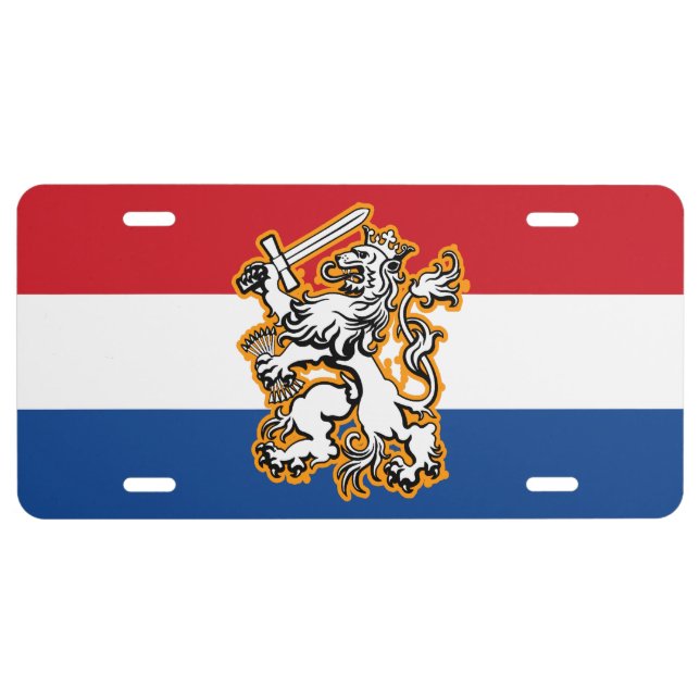 Netherlands License Plate (Front)