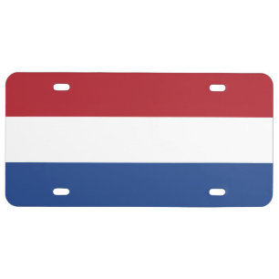 Netherlands License Plate