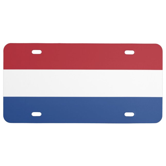 Netherlands License Plate (Front)