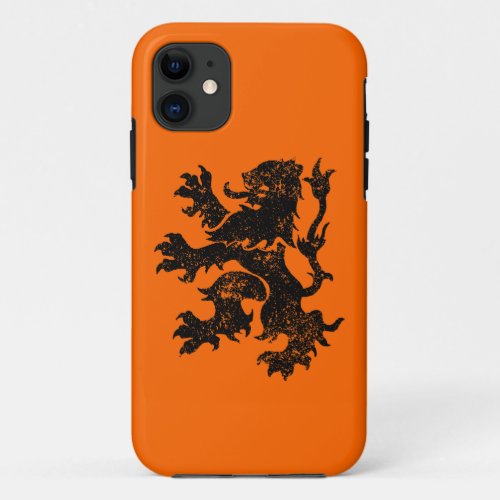 Netherlands Lion iPhone 11 Case