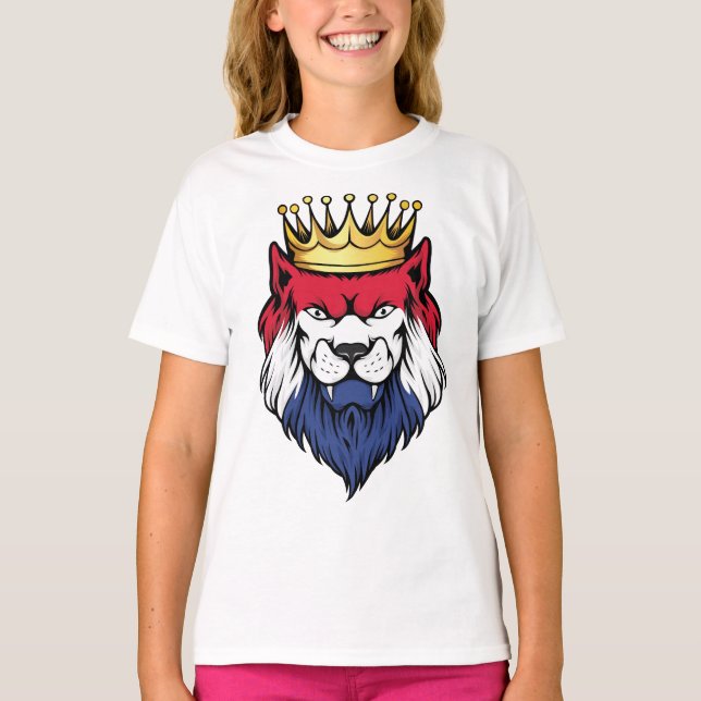 Netherlands  Lion King Flag T-Shirt (Front)