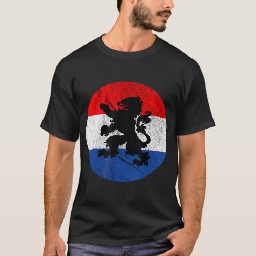 Netherlands Lion Oranje Crest Nederland Dutch Flag T_Shirt