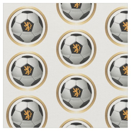 Netherlands Lion Soccer Ball Fabric