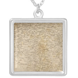 Netherlands Map by Arrowsmith Silver Plated Necklace