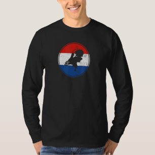 Netherlands Map Vintage Dutch Flag T-Shirt