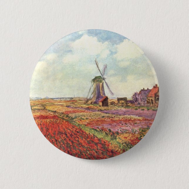 Netherlands - Monet Pinback Button (Front)