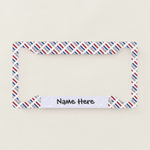 Netherlands Netherlander Flag Tiled Personalized License Plate Frame