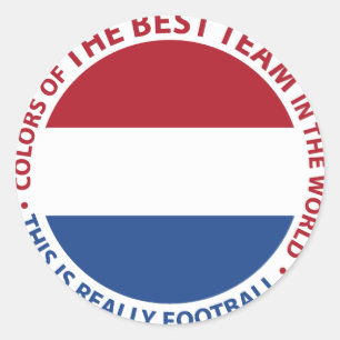 Netherlands Netherlands Art Shield Classic Round Sticker