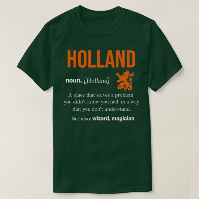 Netherlands Oranje Amsterdam Dutch Flag Holland  T-Shirt (Design Front)