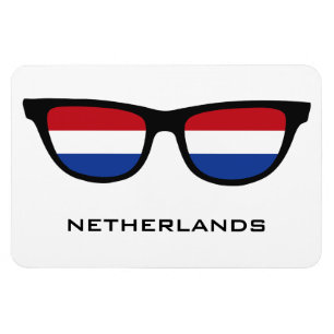 Netherlands Shades custom text & color magnet