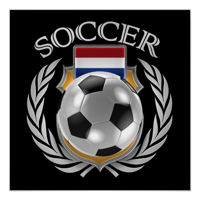 Netherlands Soccer 2016 Fan Gear Poster (Front)