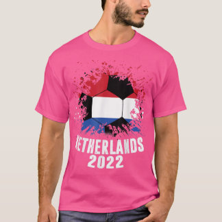 Netherlands Soccer 2022 Dutch Holland Flag Soccer T-Shirt