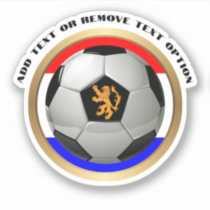 Netherlands Soccer Ball Sports Sticker