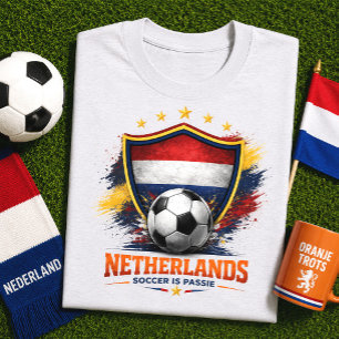 Netherlands Soccer Fan Dutch Football World Cup T-Shirt