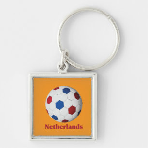 Netherlands Soccer Keychain