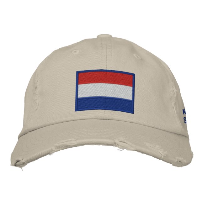 Netherlands Soccer: Nederland Football 2010 Embroidered Baseball Hat (Front)
