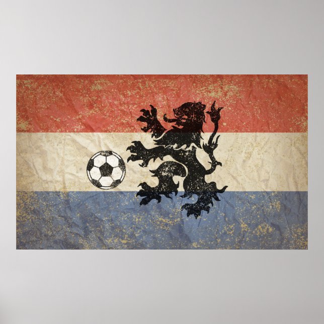 Netherlands Soccer Poster (Front)