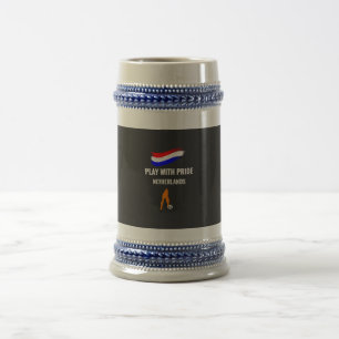 Netherlands Soccer Pride 2026 Jersey Beer Stein