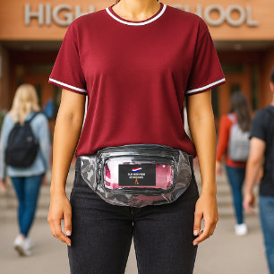 Netherlands Soccer Pride 2026 Jersey Clear Fanny Pack