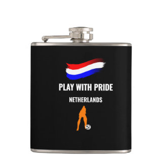 Netherlands Soccer Pride 2026 Jersey Flask