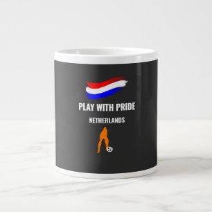 Netherlands Soccer Pride 2026 Jersey Giant Coffee Mug