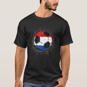 Netherlands Soccer Team National Flag Football Jer T-Shirt