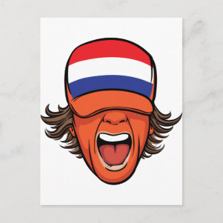 Netherlands Sports Fan Postcard