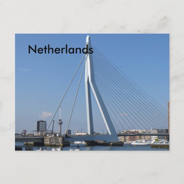 Netherlands Vintage Travel Tourism Add Postcard (Front)