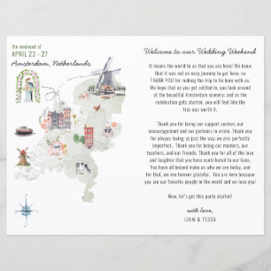 Netherlands Wedding Weekend Welcome Itinerary