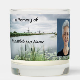 Netherlands windmill Holland Memorial Keepsake Scented Candle