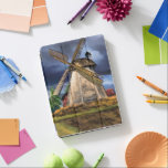 Netherlands Windmill iPad Air Cover<br><div class="desc">iPad Air Cover with Beautiful Netherlands Windmill Landscape - Drawing Art Dutch Nature Holland Mill - Choose / Add Your Unique Text / Name - Make Your Special iPad Air Covers Gift - Resize and move or remove and add elements / image with customization tool ! - Drawing and Design...</div>