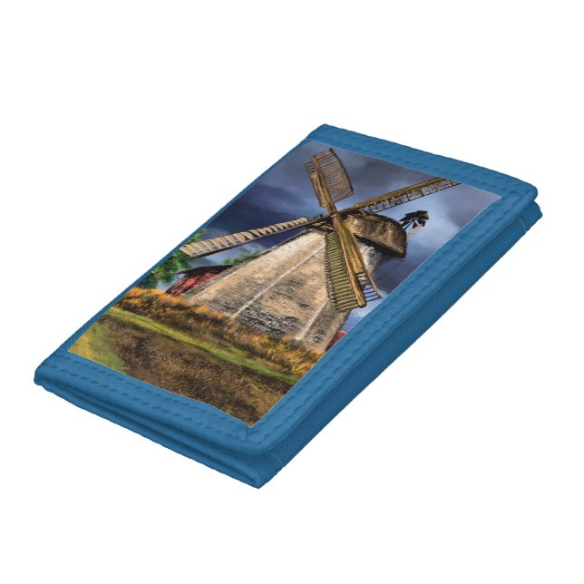  Netherlands Windmill Landscape Wallet (Bottom)