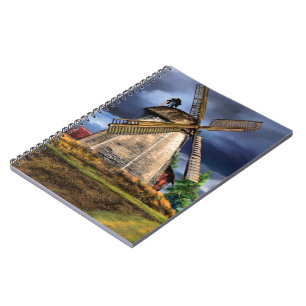 Netherlands Windmill Notebook Art Painting