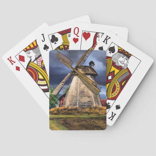 Netherlands Windmill Playing Cards (Back)