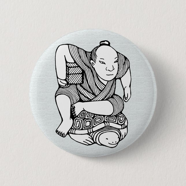 Netsuke original drawing button (Front)
