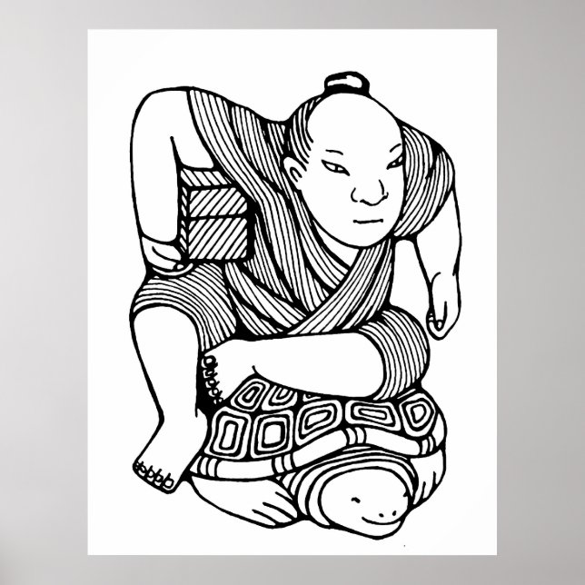 Netsuke original drawing poster (Front)