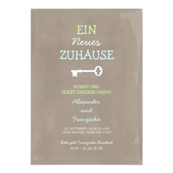 Nette Einweihungsparty Einladung Invitation Zazzle Com