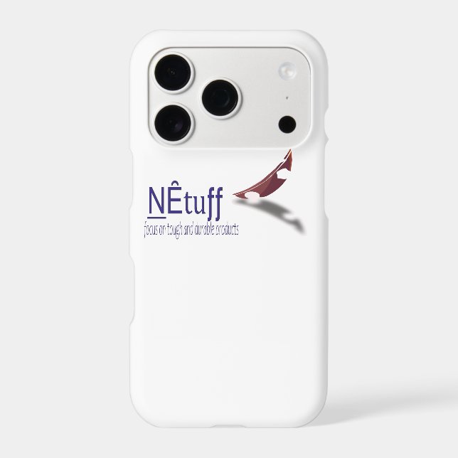 NEtuff – Rugged Tech-Inspired Logo for Phone & Gea Iphone Case (Back)