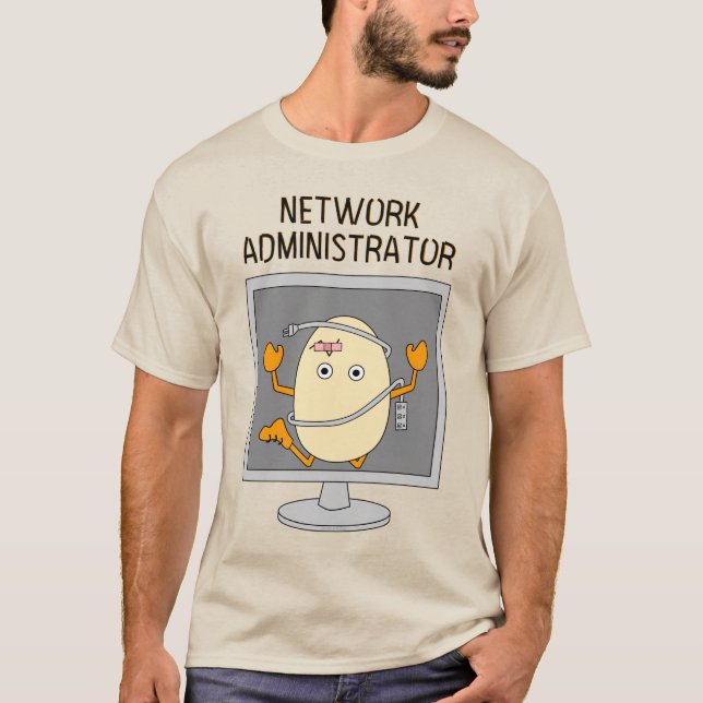 Network Administrator Egghead T-Shirt (Front)