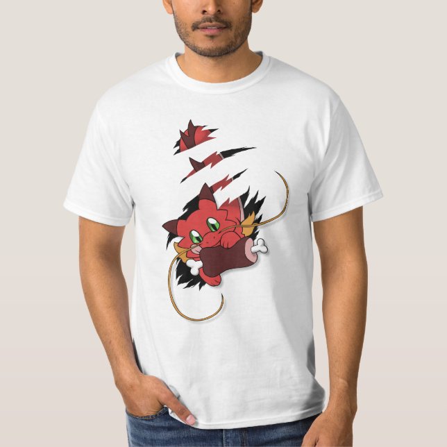 Network Dragoon eats meat T-Shirt (Front)