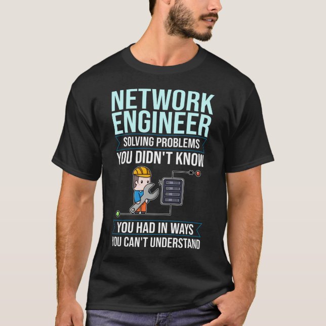 Network Engineer Director Computer Engineering T-Shirt (Front)