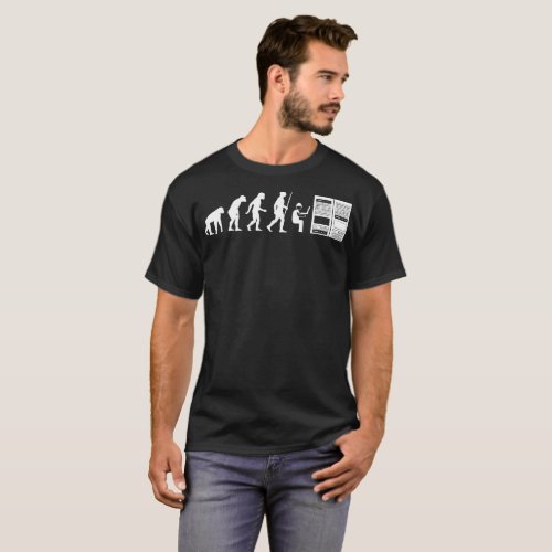 Network Engineer Human Evolution Funny Tshirt