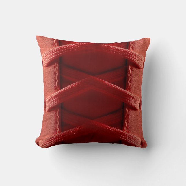 Network Laced Throw Pillow (Front)
