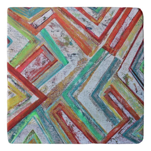 Network Marble Trivet (Front)