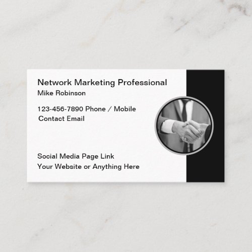 Network Marketing Professional Business Cards
