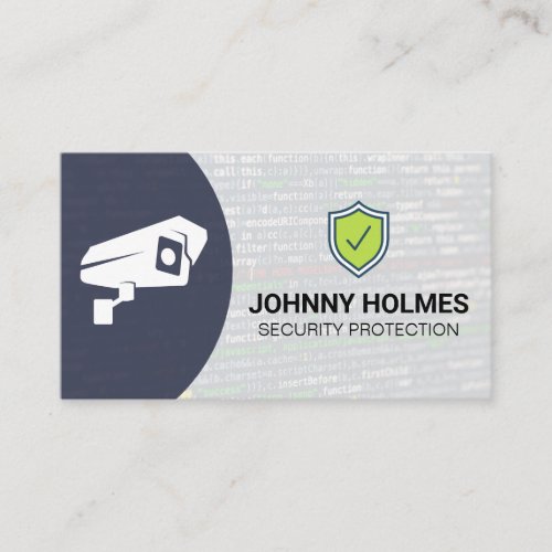Network Security  Security Camera Business Card