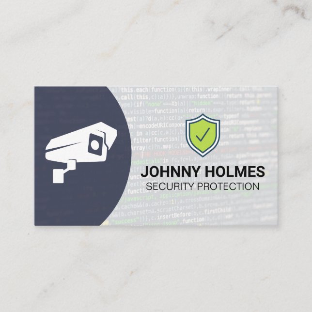 Network Security | Security Camera Business Card (Front)