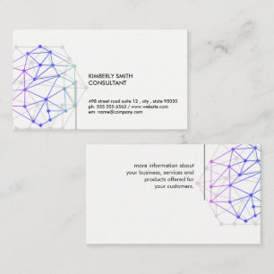 Network Tech Logo Business Card